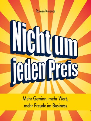 cover image of Nicht um jeden Preis
